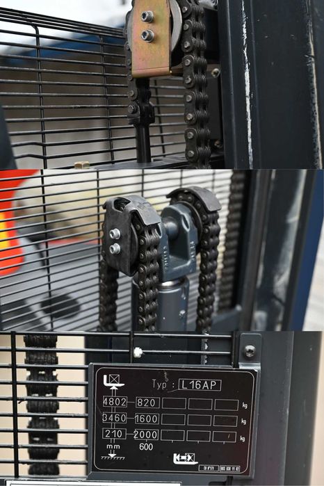 Paleciak elektryczny Linde L16 AP Triplex 480cm 2018rok FHP 455