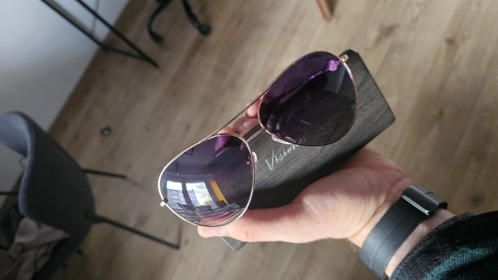 Okulary damskie przeciwsłoneczne pilotki aviatory SOLANO