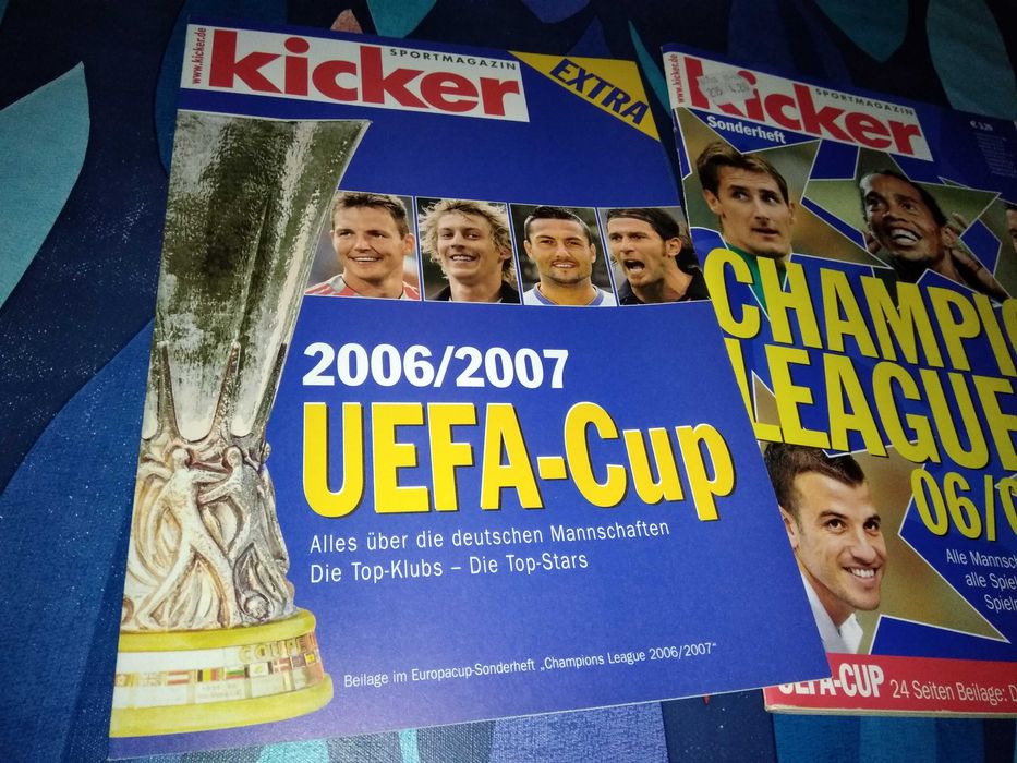 Revista Kicker (Sportmagazin) Champions League 2006/07 UEFA Cup Guide