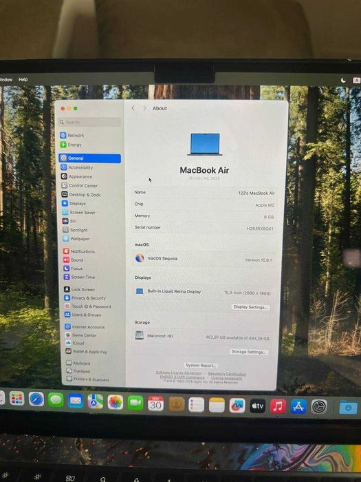 MacBook Air 15" M2 (2023) 8GB / 512 SSD — У відмінному стані