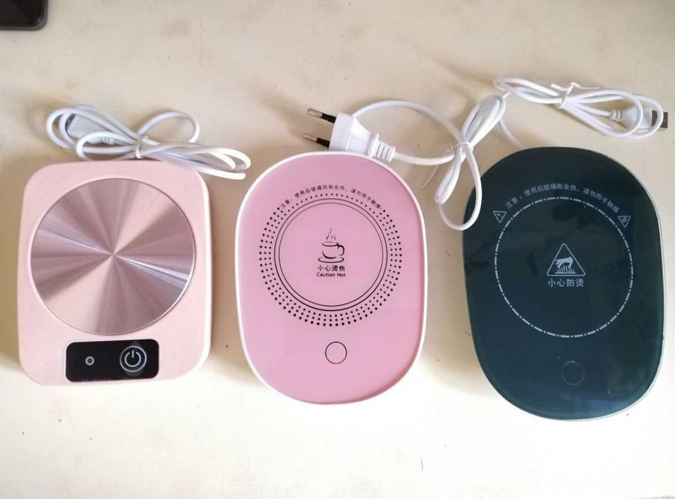 Подставка для подогрева чашки,  поддержка температуры, три вида