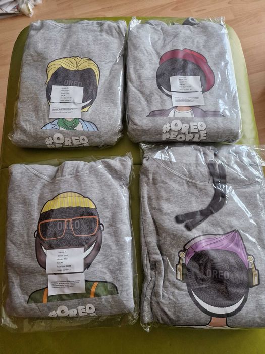 Bluza szara z nadrukiem