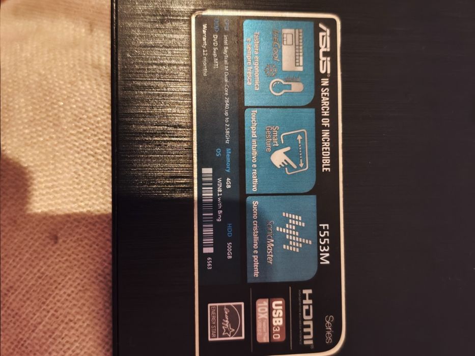 ASUS F553M Windows 7