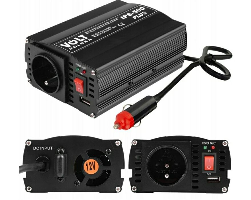 В НАЯВНОСТІ Інвертор (Перетворювач світла) Volt 12v 500w ОРИГІНАЛ