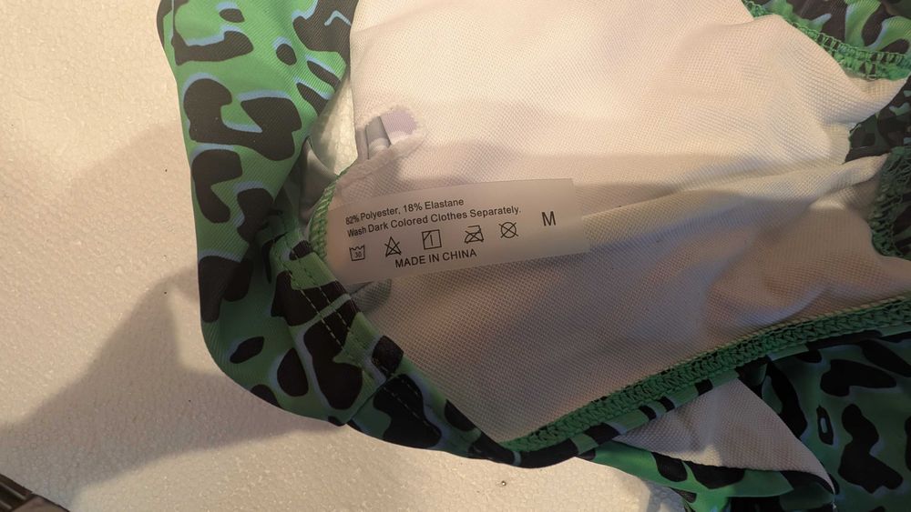 Seksowne bikini w panterkę damskie strój kąpielowy dwuczęściowy