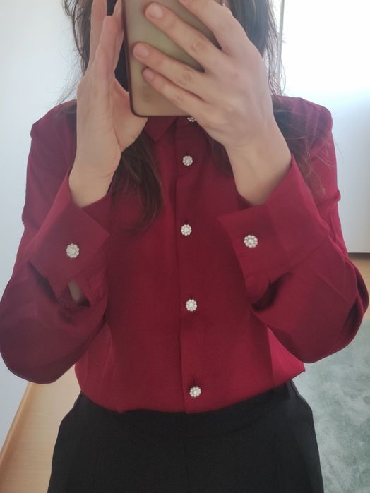 Blusa bordô S Vilanova