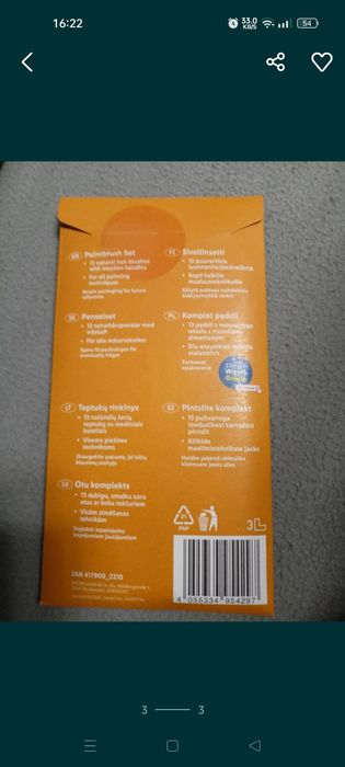 Sprzedam Crelando zestaw pędzli 13 sztuk