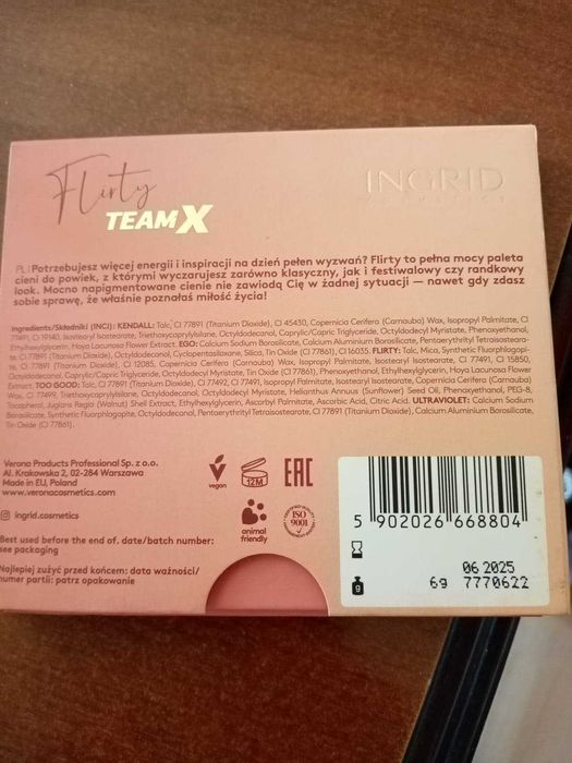 Ingrid paletka cieni do powiek