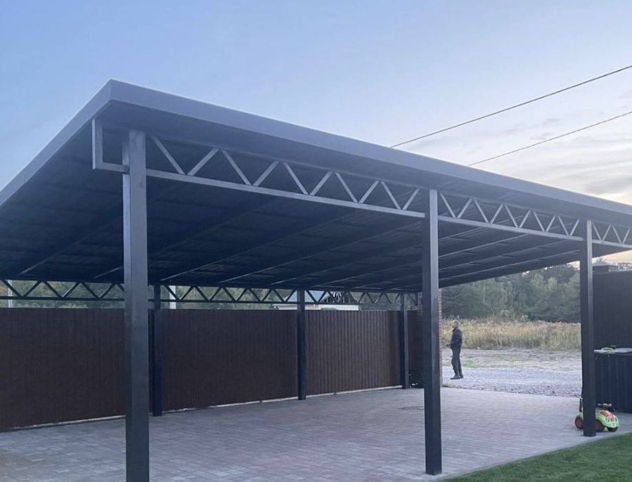 Навіс для авто, Тераса, Накриття, Гараж, Дах