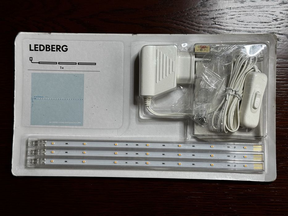 Нова світлодіодна підсвітка IKEA LEDBERG (501.920.68) LED стрічка планки