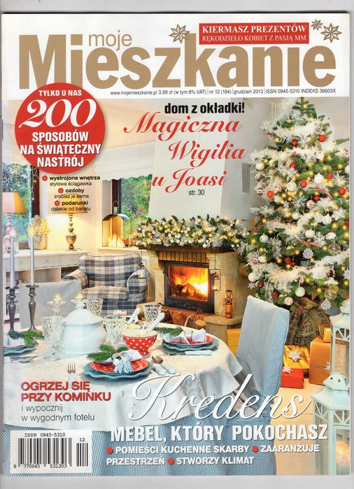 Moje Mieszkanie 12(184) 2013 Kredens który pokochasz 200 x nastrój | Czasopismo Wnętrza Aranżacja Dekoracja Dom
