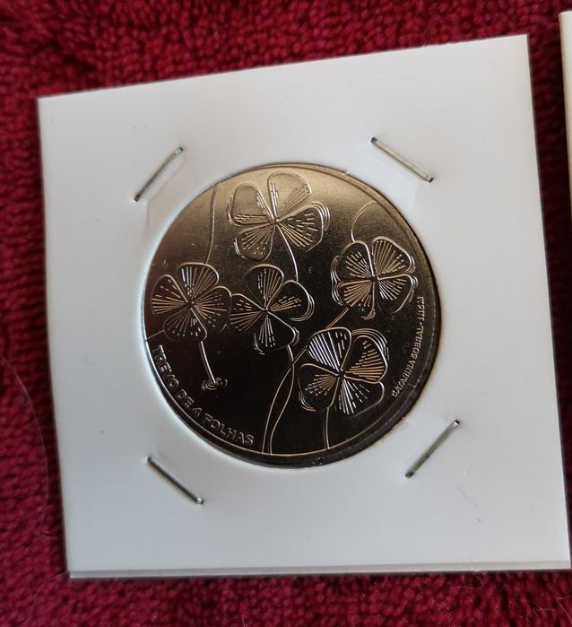 Moeda comemorativa "Trevo de 4 folhas"  de 2018