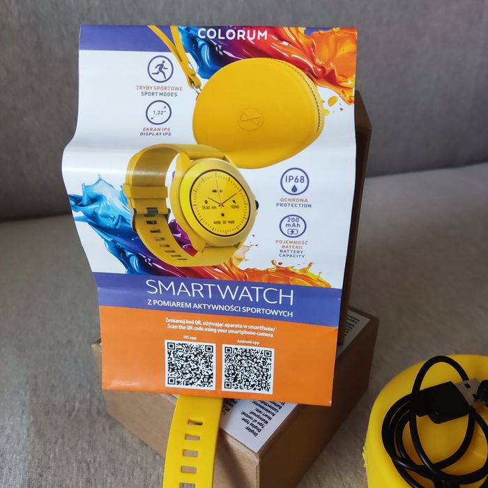 Smartwatch z pomiarem aktywności