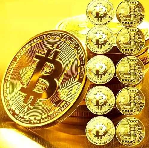 Сувенірна колекційна монета Біткоїн (Bitcoin) BTC, , в чохлі-капсулі.