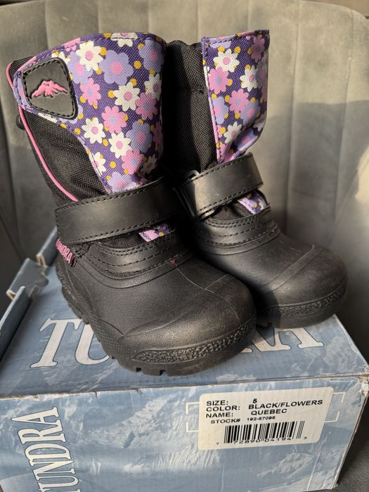 Зимові чоботи сапожки для дівчинки Tundra