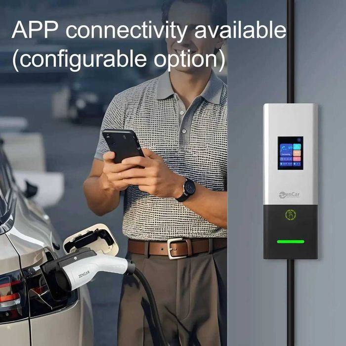 Зарядний пристрій для електромобілів Zencar c20 GBT ,Type 1,Type 2,  7.4кВт 32a (WI-FI)