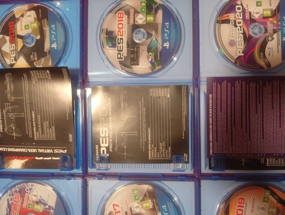 Kolekcja PES 2015 PS4 PS5 PES 2016 PES 2017 PES 2018 PES 2019 PES 2020