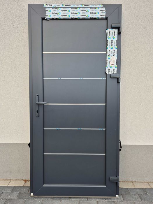 Drzwi PCV antracyt 100 / 210