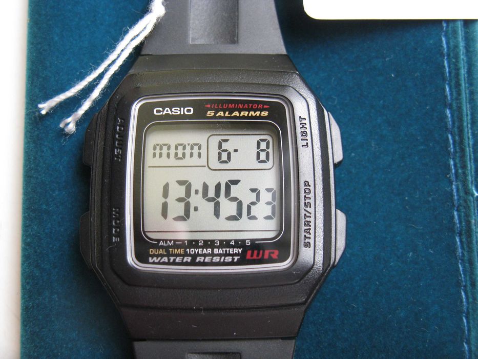 Nowy zegarek Męski CASIO F-201WA-1ADF