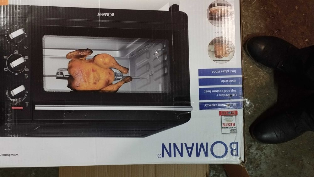 Печь электрическая настольная духовка Bomann MBG 6023 CB