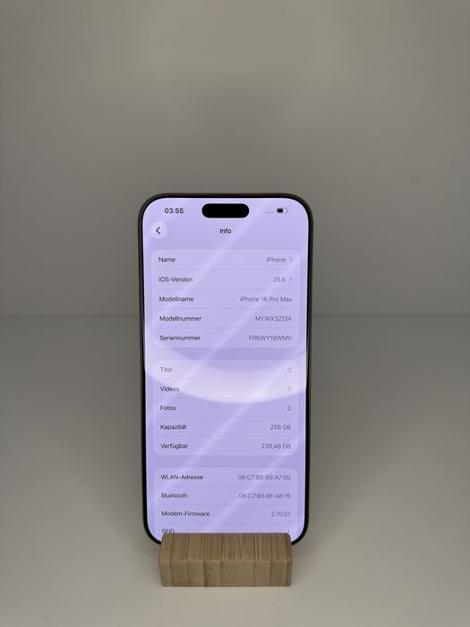 iPhone 16 PRO MAX 256GB Gold Neverlock Фізична сім карта