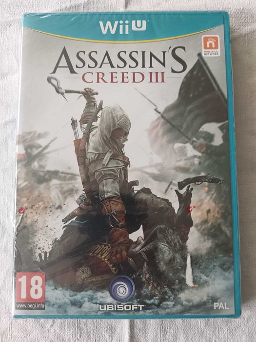 Assassin’s Creed III [Wii U, 2012, FR] Novo Selado Edição Colecionador