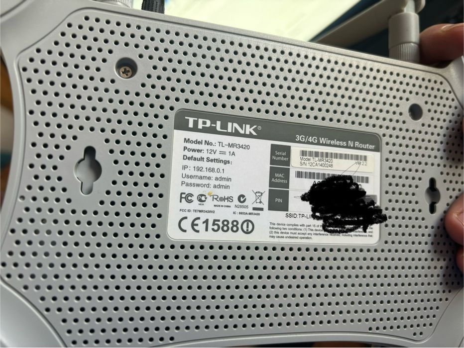 Router TP-Link MR-3420 v2 - 3g/4g support - sprawny