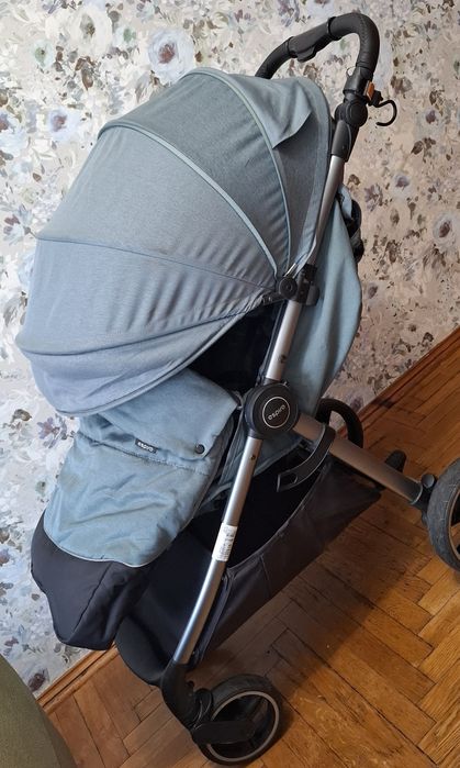 Прогулянкова коляска Espiro Wave TURQUOISE з аксесуарами,візочок до 4р