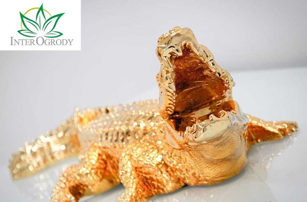 FIGURKA LAMPART LAMPARD Gepard 30x8x8cm srebna Nr.547
