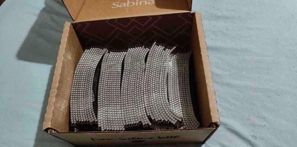Vintage bransolety do zegarków rozciagliwe 20mm pakiet 10 sztuk NOS