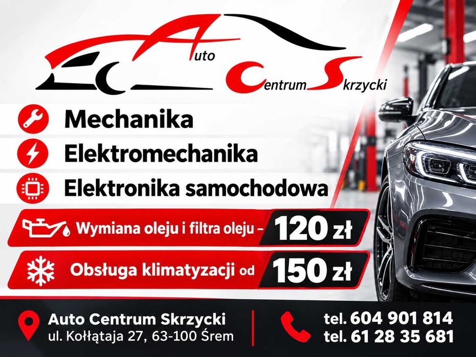 Mechanik Śrem – Elektromechanika, Diagnostyka, Klimatyzacja, Serwis