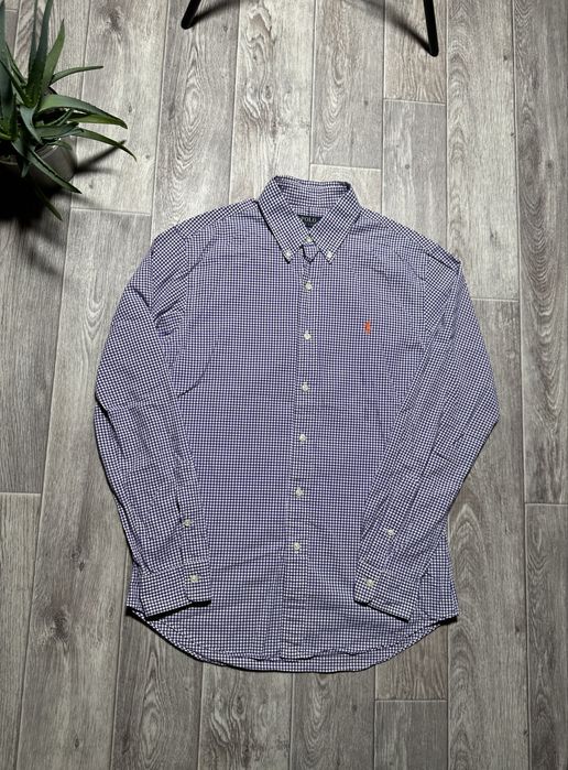Сорочка Polo Ralph Lauren Slim Fit Checkered Purple Shirt