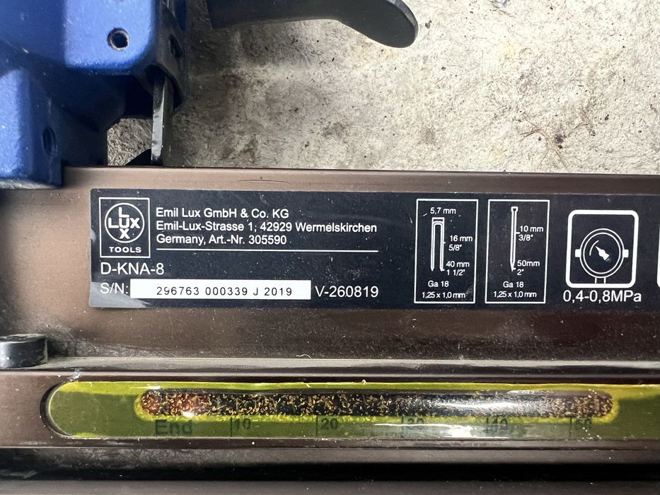 Пневматичний степлер цвяхозабивний пістолет Lux Tools