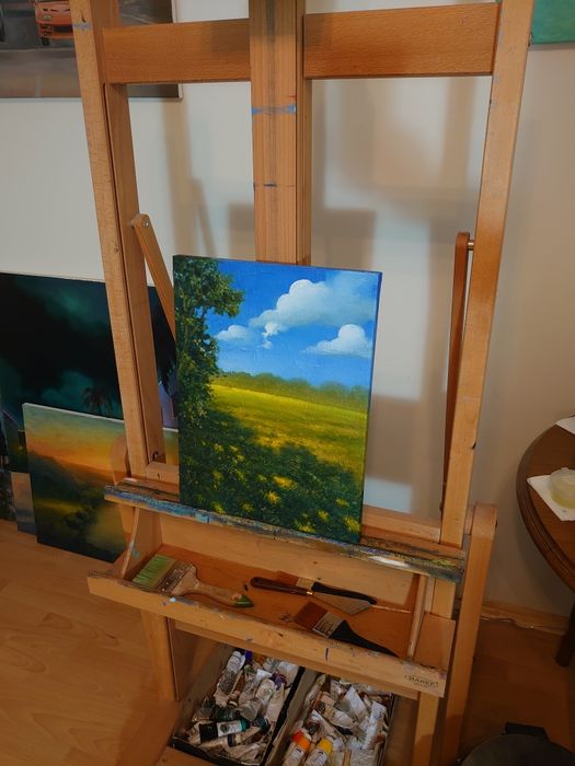 Іван Бялківський, пейзаж олійними фарбами