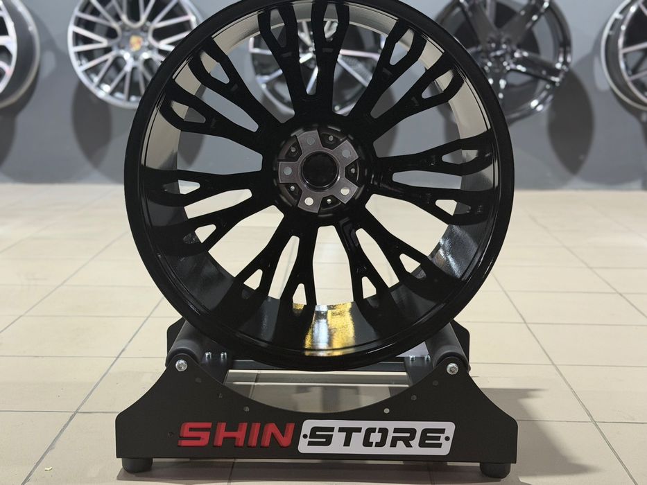 Різноширокі диски BMW R22 5x112 REPLICA BM269 Black Machined Face