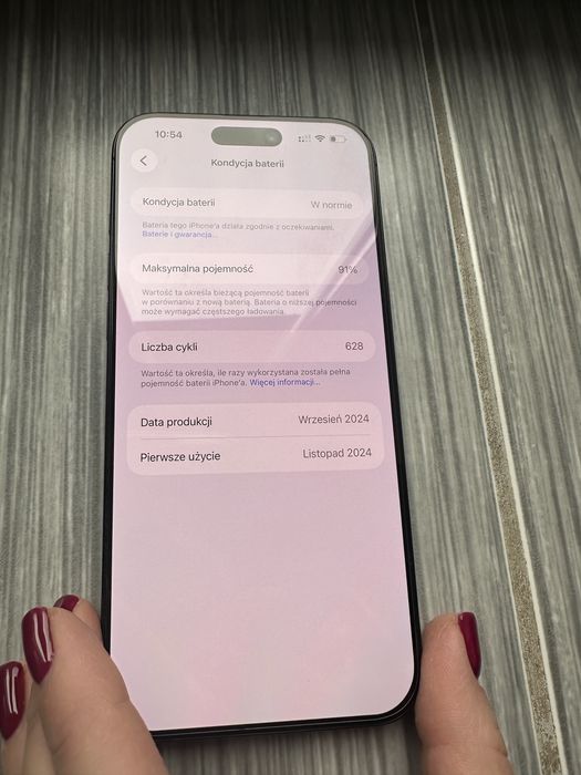 Iphone 16 Pro Max 256Gb bateria 91% idealny