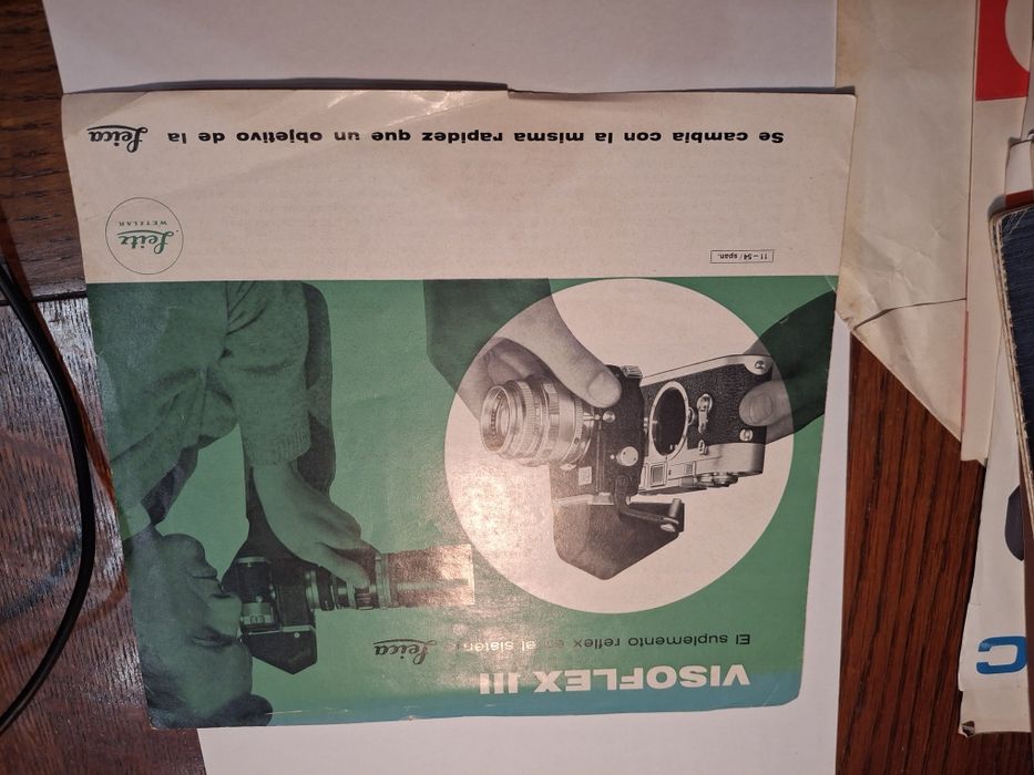 Maquinas fotográficaa vintage analógicas folhetos