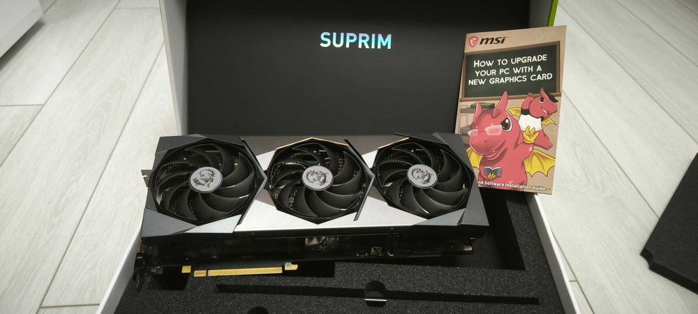 Iдеальний стан Відеокарта MSI RTX 3070 Suprim 8Gb