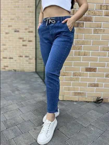 Жіночі джинси Мом Розпродаж складу! сірі та сині