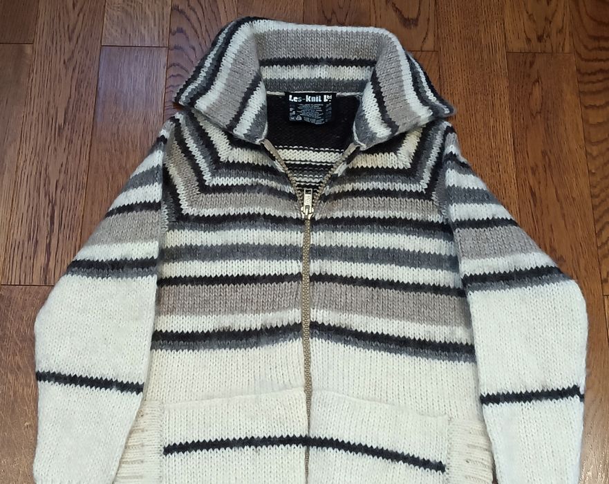 Bluza Wełniana Norweska Damska Zimowa 100% Wełna