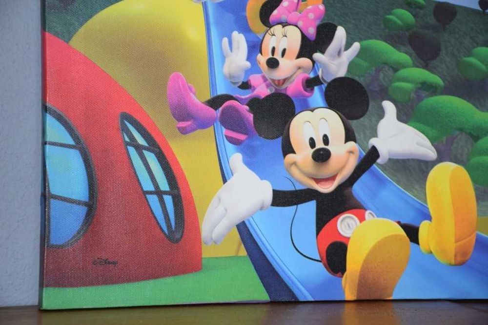 Quadro de parede da Disney – Turma do Mickey