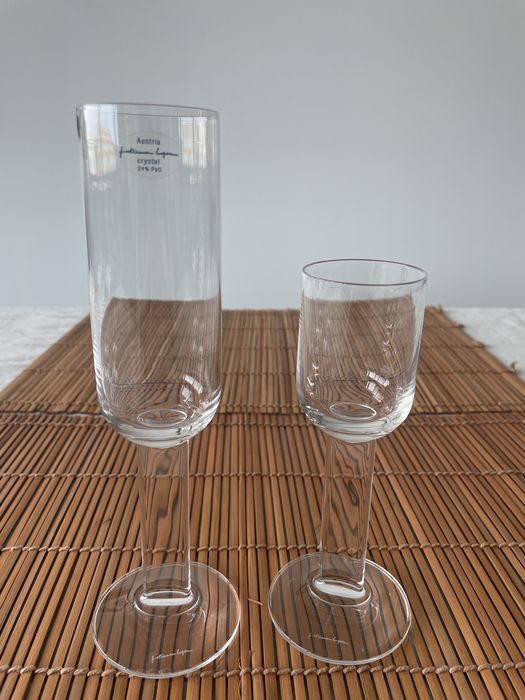 Copo champanhe e licor cristal designer Fatima Lopes