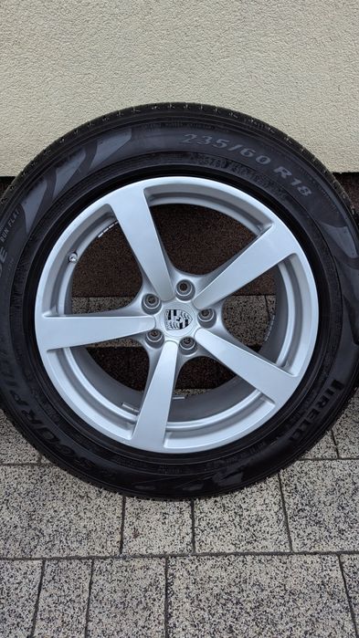 Felgi Porsche 18 Macan 5x112 opony całoroczne Pirelli