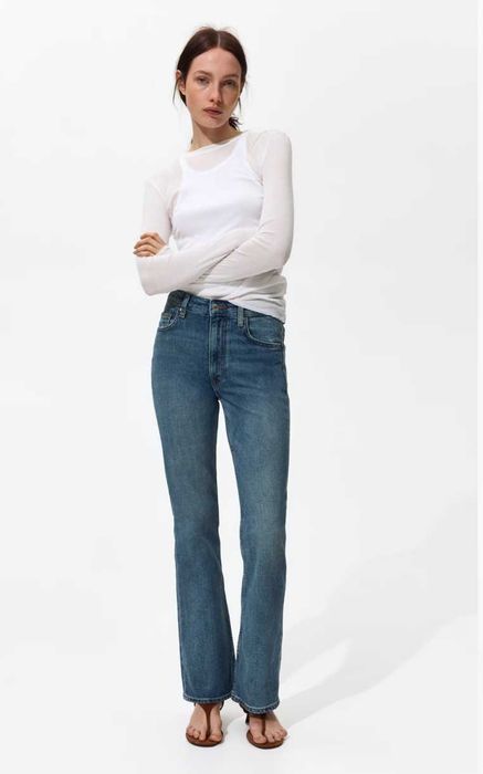 Джинси H&M bootcut шикарного відтінку