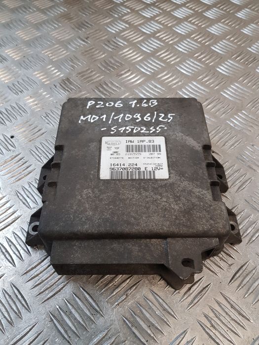 Sterownik Silnika 9637087280 Iaw1Ap83 Peugeot 206 1.6B 03R-