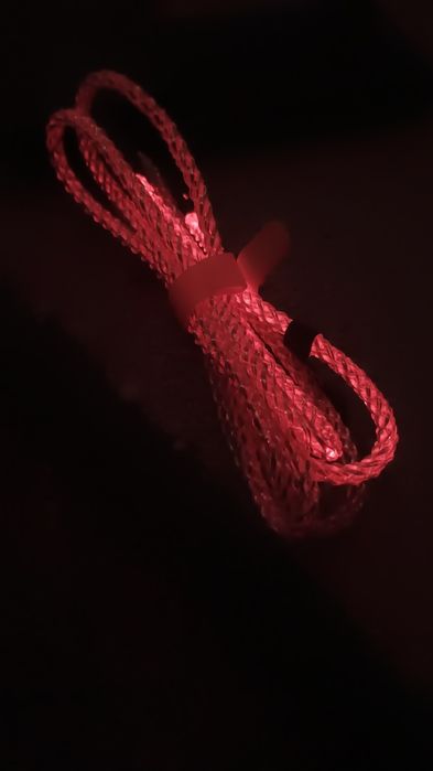 Przewód USB C-C Led RGB