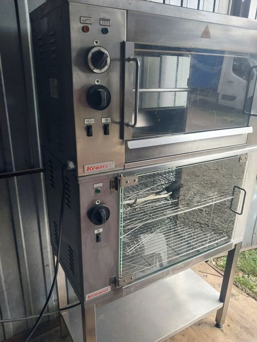 Rożno elektryczne 9 kurczaków z podgrzewaczem