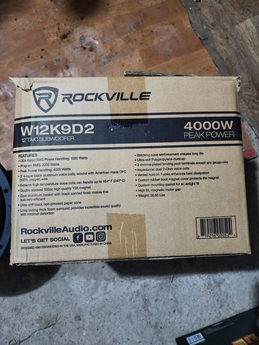 Сабвуфер Rockville