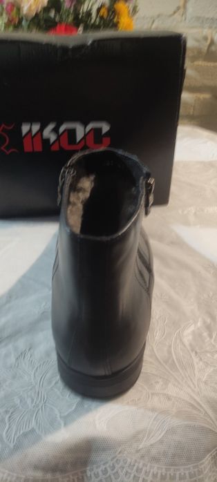 Кожанные мужские ботинки ICOS 118 40, 41,размеры