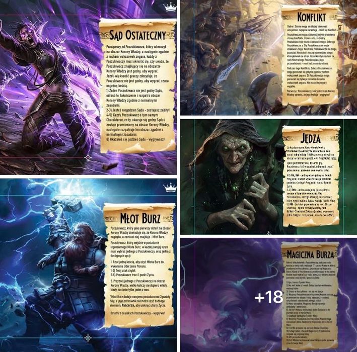 Talisman Magia i Miecz 5 edycja - Zakończenia i Reguły